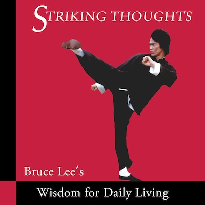Striking Thoughts – omslag til lydbogen af Bruce Lee