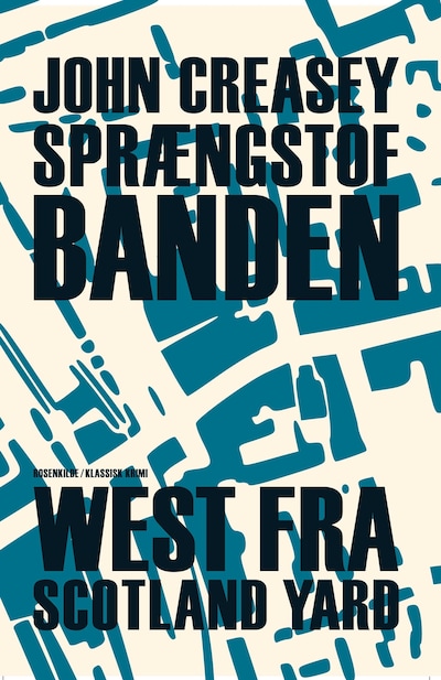 Sprængstofbanden – omslag til lydbogen af John Creasey