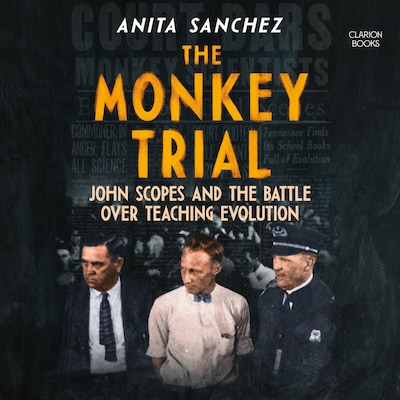 The Monkey Trial – omslag til lydbogen af Anita Sanchez