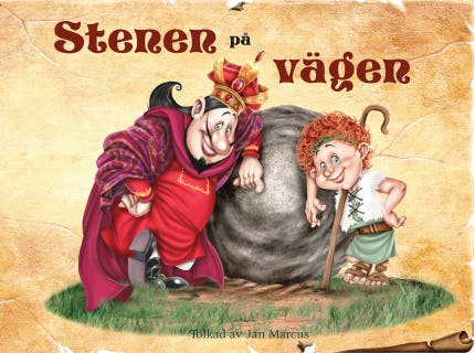 Stenen på vägen – omslag till ljudboken av Jan Markus