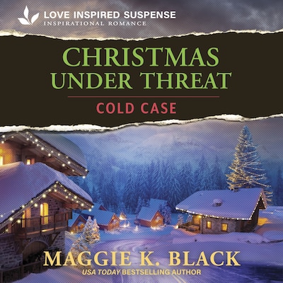 Christmas Under Threat – omslag til lydbogen af Maggie K. Black