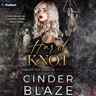 Hard Knot – omslag til lydbogen af Cinder Blaze