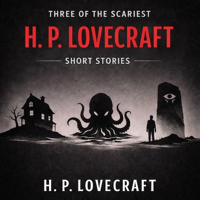 Three of the Scariest H. P. Lovecraft Short Stories – omslag til lydbogen af Lovecraft H. P.