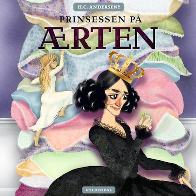 H.C. Andersens Prinsessen på ærten – omslag til lydbogen af Jens Andersen, Solveig Agerbak