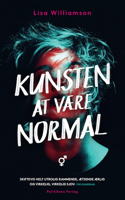 Kunsten at være normal – omslag til lydbogen af Lisa Williamson