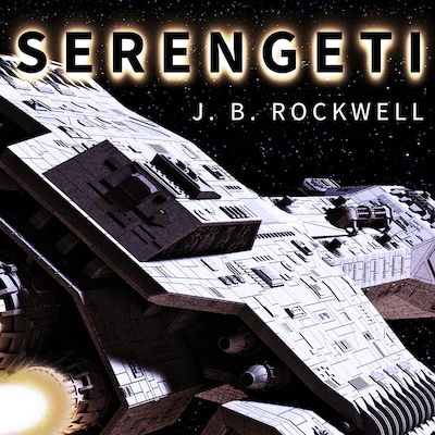 Serengeti – omslag til lydbogen af J. B. Rockwell