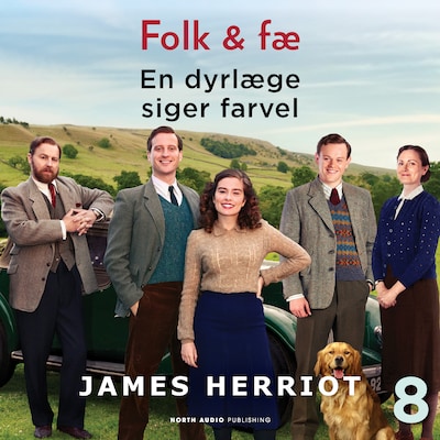 En dyrlæge siger farvel – omslag til lydbogen af James Herriot