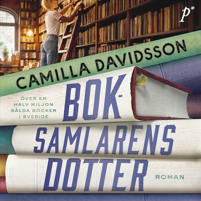 Boksamlarens dotter – omslag till ljudboken av Camilla Davidsson