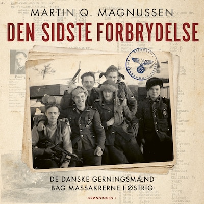 Den sidste forbrydelse – omslag til lydbogen af Martin Q. Magnussen