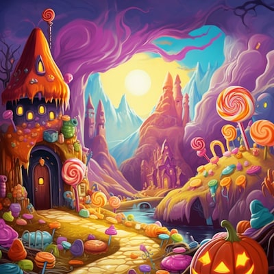 The Candy goblin's lesson – omslag til lydbogen af Bjorkman Alva