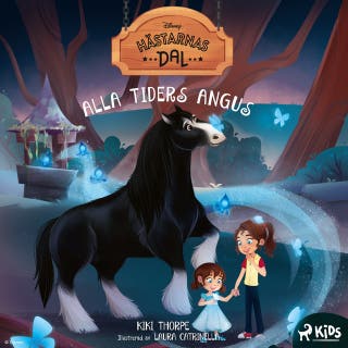 Hästarnas dal – Alla tiders Angus – omslag till ljudboken av Disney,Kiki Thorpe