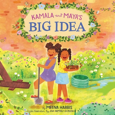 Kamala and Maya’s Big Idea – omslag van het luisterboek van Meena Harris