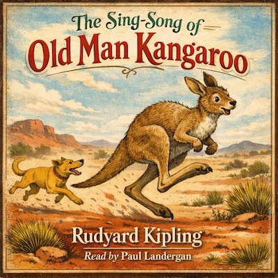 The Sing-Song of Old Man Kangaroo – omslag til lydbogen af Rudyard Kipling