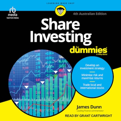 Share Investing For Dummies, 4th Australian Edition – omslag til lydbogen af James Dunn