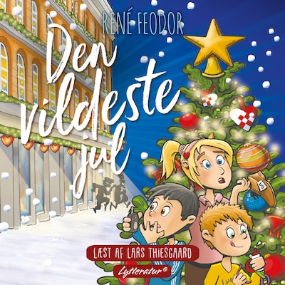Den vildeste jul – omslag til lydbogen af René Feodor