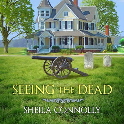 Seeing the Dead – omslag til lydbogen af Sheila Connolly