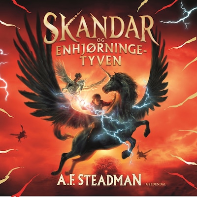 Skandar 1 - Skandar og enhjørningetyven – omslag til lydbogen af Annabel Steadman
