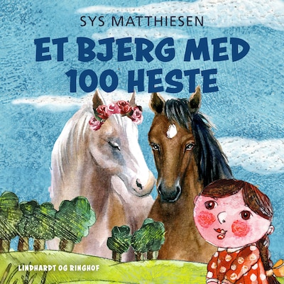 Et bjerg med 100 heste – omslag til lydbogen af Sys Matthiesen
