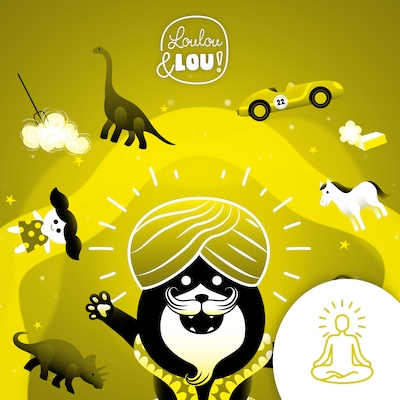 Pony Ride - Visualization – omslag til lydbogen af Loulou en Lou