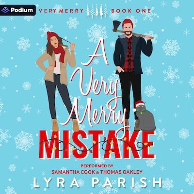 A Very Merry Mistake – omslag til lydbogen af Lyra Parish