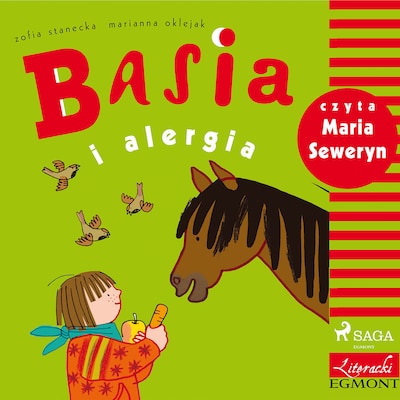 Basia i alergia – okładka audiobooka, autor Zofia Stanecka