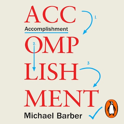 Accomplishment – omslag til lydbogen af Michael Barber