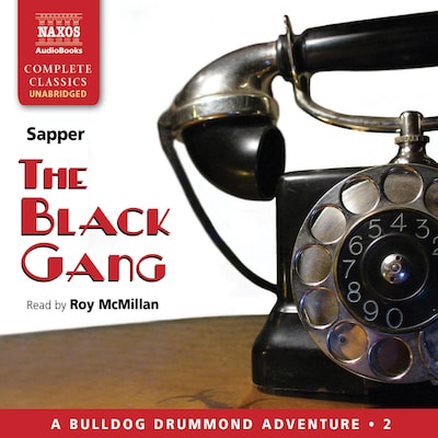 The Black Gang – omslag til lydbogen af Sapper