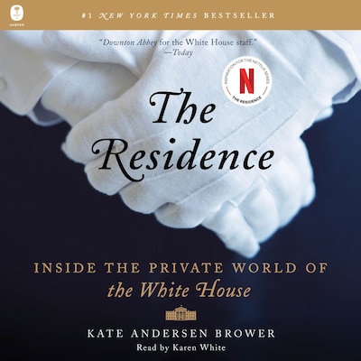 The Residence – omslag til lydbogen af Kate Andersen Brower