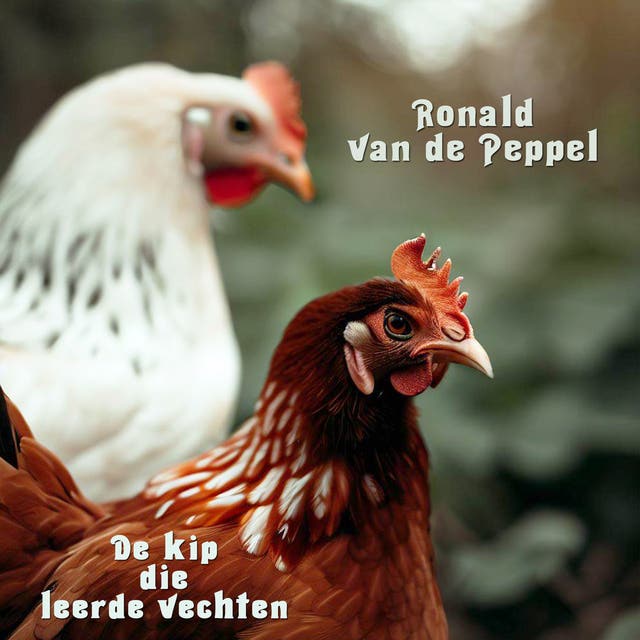 De kip die leerde vechten – omslag van het luisterboek van Ronald van de Peppel