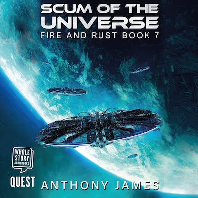 Scum of the Universe – omslag til lydbogen af Anthony James