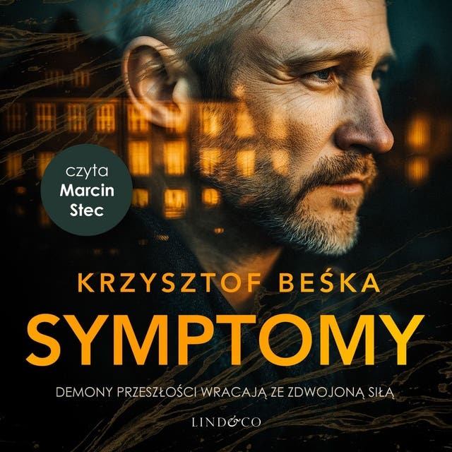 Symptomy – okładka audiobooka, autor Krzysztof Beśka