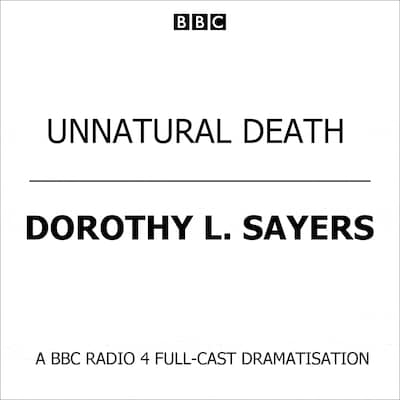 Unnatural Death – omslag til lydbogen af Dorothy L. Sayers