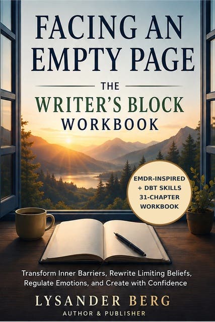 Facing an Empty Page: The Writer's Block Workbook – omslag til lydbogen af Lysander Berg