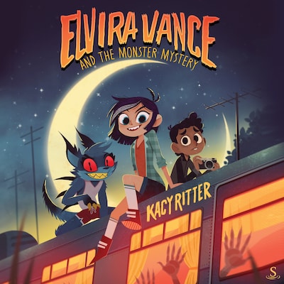 Elvira Vance and the Monster Mystery – omslag til lydbogen af Kacy Ritter