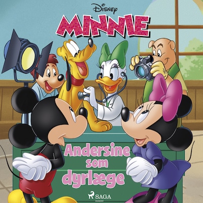 Minnie Mouse - Andersine som dyrlæge – omslag til lydbogen af Disney