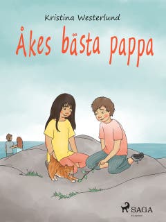 Åkes bästa pappa – omslag till ljudboken av Kristina Westerlund