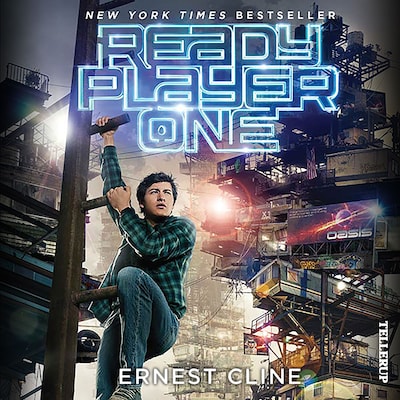 Ready Player One - Spillet om OASIS – omslag til lydbogen af Ernest Cline