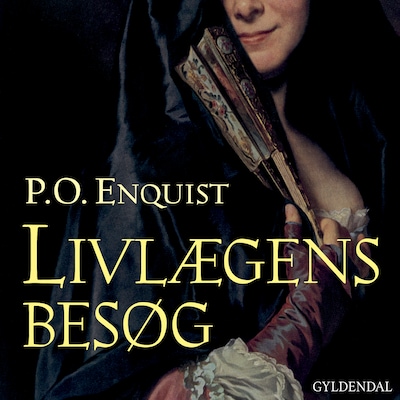 Livlægens besøg – omslag til lydbogen af P.O. Enquist