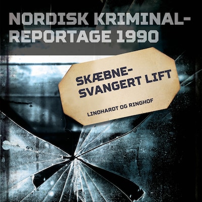 Skæbnesvangert lift – omslag til lydbogen af diverse