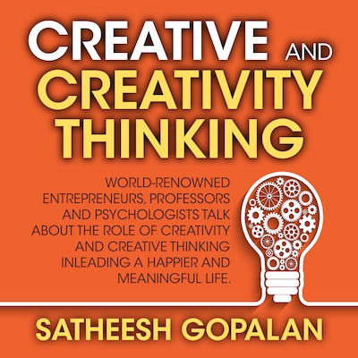 Creativity and Creative Thinking – omslag til lydbogen af Satheesh Gopalan