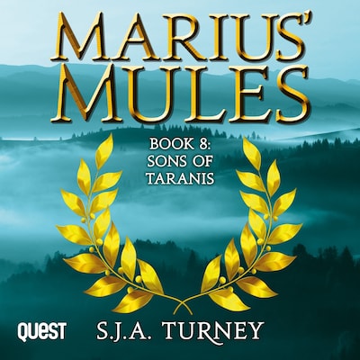 Marius' Mules VIII: Sons of Taranis – omslag til lydbogen af S. J. A. Turney