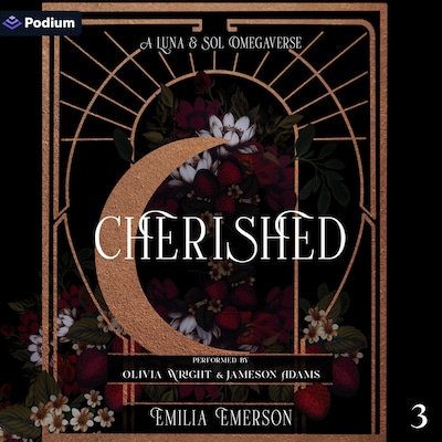 Cherished – omslag til lydbogen af Emilia Emerson