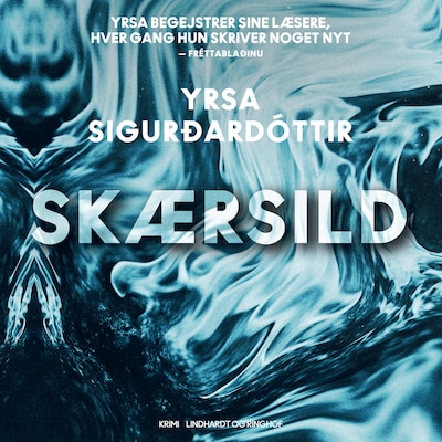 Skærsild – omslag til lydbogen af Yrsa Sigurðardóttir