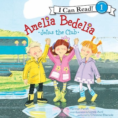 Amelia Bedelia Joins the Club – omslag til lydbogen af Herman Parish