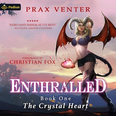 The Crystal Heart – omslag til lydbogen af Prax Venter
