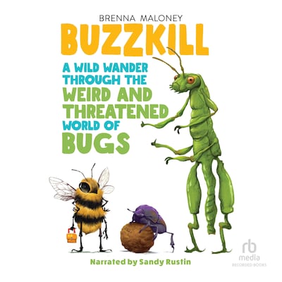 Buzzkill – omslag til lydbogen af Brenna Maloney