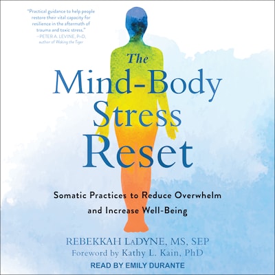 The Mind-Body Stress Reset – omslag til lydbogen af Rebekkah LaDyne, MS, SEP