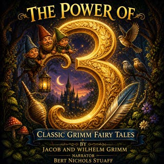 The Power of Three: Classic Grimm Fairy Tales – omslag till ljudboken av Jacob and Wilhelm Grimm