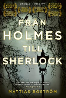 Från Holmes till Sherlock (utökad nyutgåva) – omslag till ljudboken av Mattias Boström
