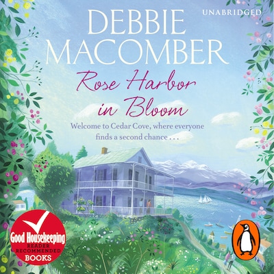 Rose Harbor in Bloom – omslag til lydbogen af Debbie Macomber